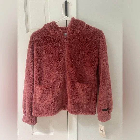 Madden Girl Teddy Bear zip up hoodie - Picture 1 of 5